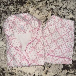 Roller Rabbit LoveShackFancy bow pajamas